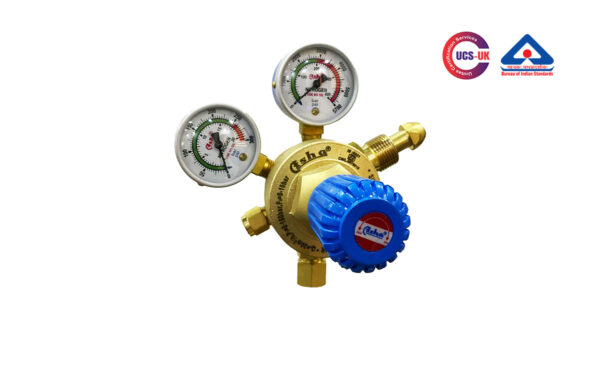 Single Stage Double Meter Regulator Heavy Duty (ISI) Outlet Pressure (0-10 Bar)
