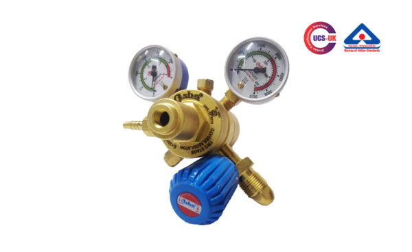 Two Stage Double Meter Regulator with Stainless Steel Diaphragm, Outlet Pressure ( 0-15 Bar)